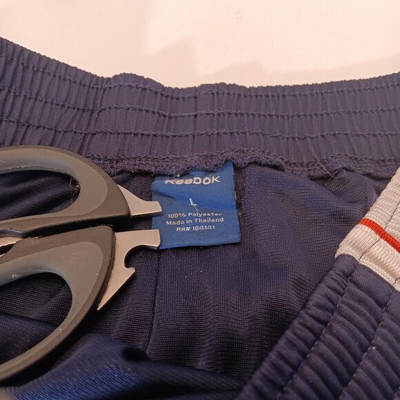Reebok Shorts Mens L Blue Basketball Soccer Gym Athletic Running Training - Picture 7 of 7